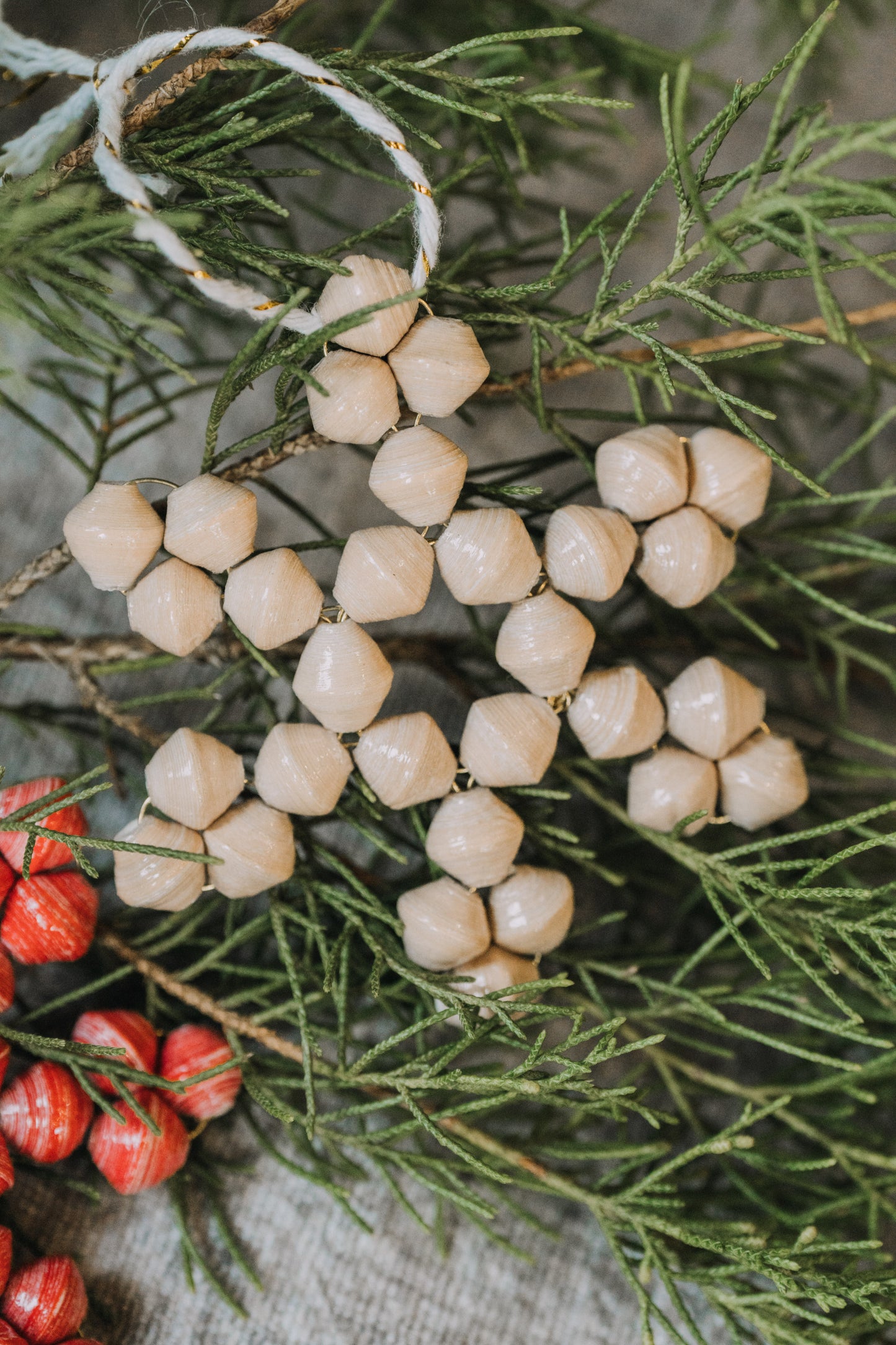 Beaded Snowflake Ornament