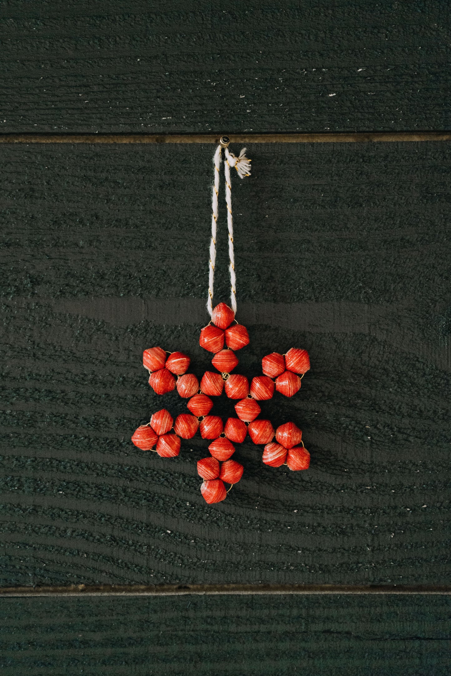 Beaded Snowflake Ornament