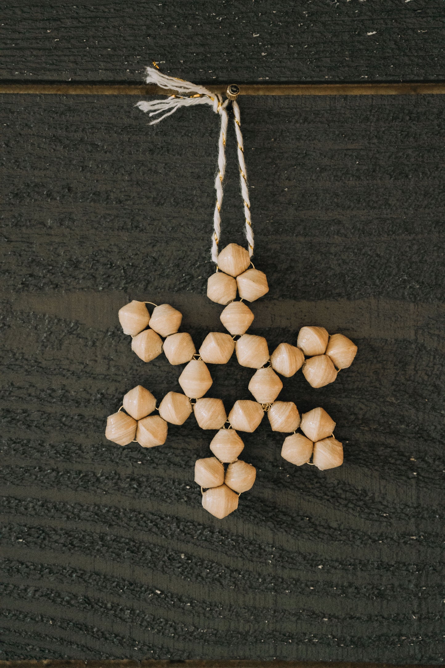 Beaded Snowflake Ornament